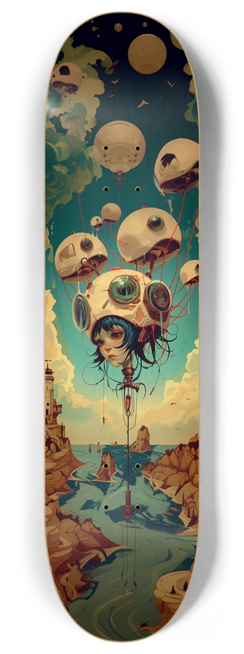 Cyborg girl Skateboard