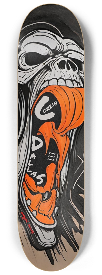 Corbin Dallas 03 Signed  8-1/4 Skateboard Deck