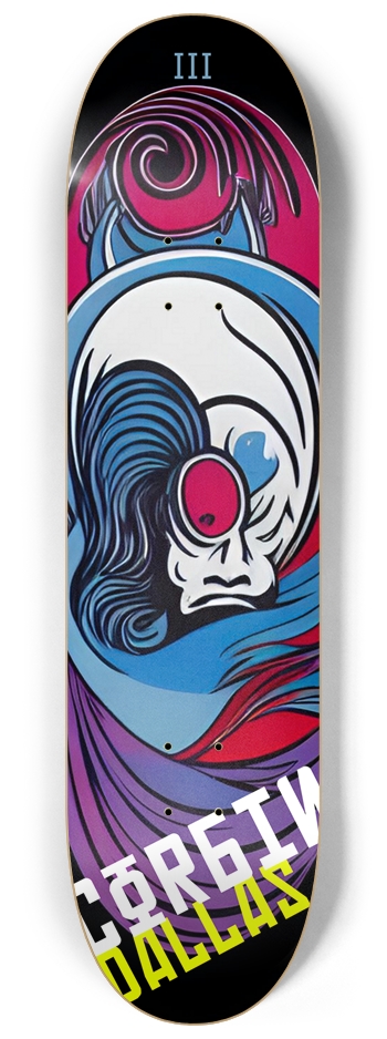 Corbin Dallas 03 Signed 8-1/4 Skateboard Deck