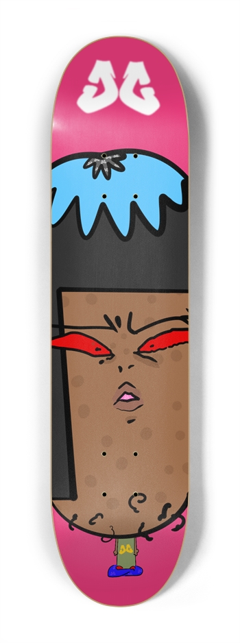 Potato head Kim Custom Skateboard