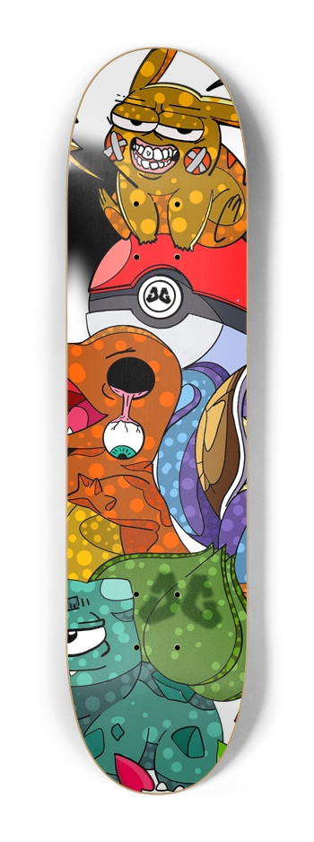 Zombiemon Custom Skateboard
