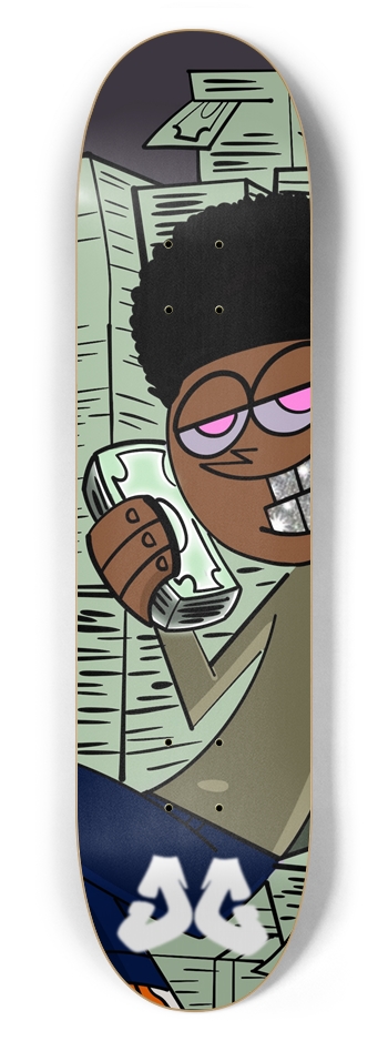 Bag Chaser Custom Skateboard 7-5/8 Skateboard Deck