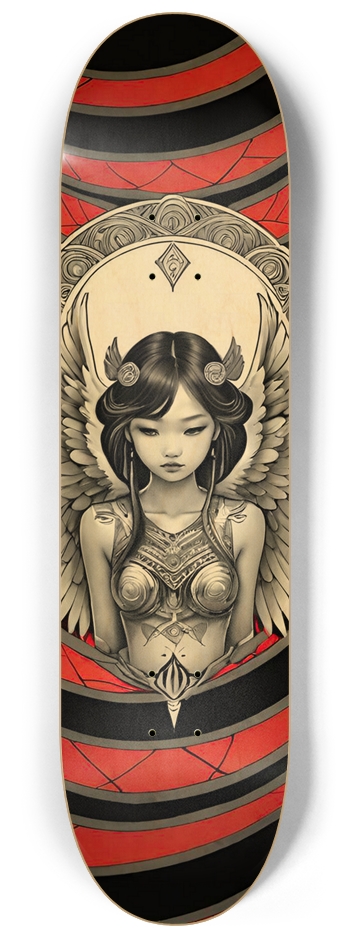 Hmong Girl Angel Lo 03 Bamboo Wood Limited