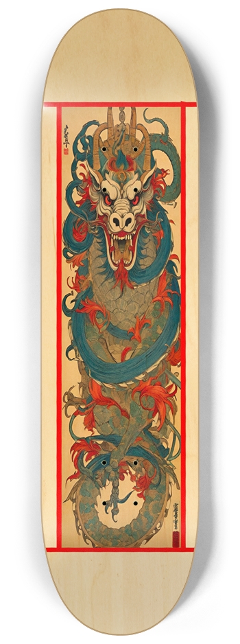 Hmong Dragon 05 Limited Natural Bamboo Wood