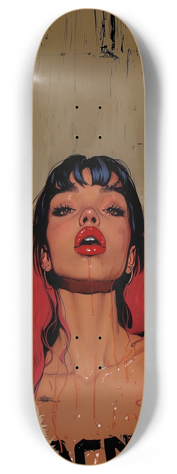 Sexy punky girl Skateboard