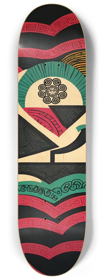 Hmong 010 Traditional Bamboo Wood Painted