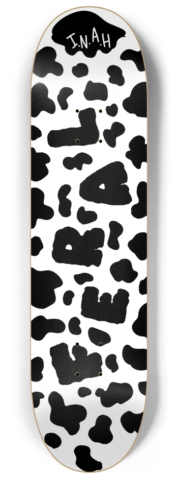 Feral Cow Board  8-1/4 Skateboard Deck