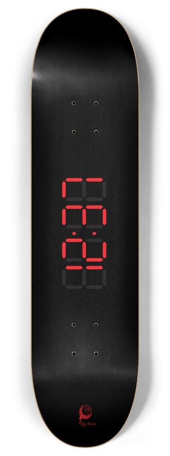 Clock Red 8.00