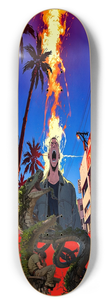 PTSD  8-1/2 Skateboard Deck
