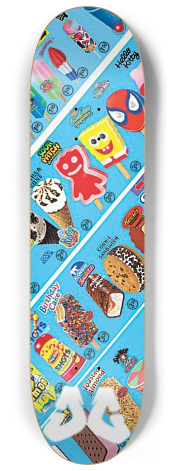 Ice Cream Truck Custom Skateboard