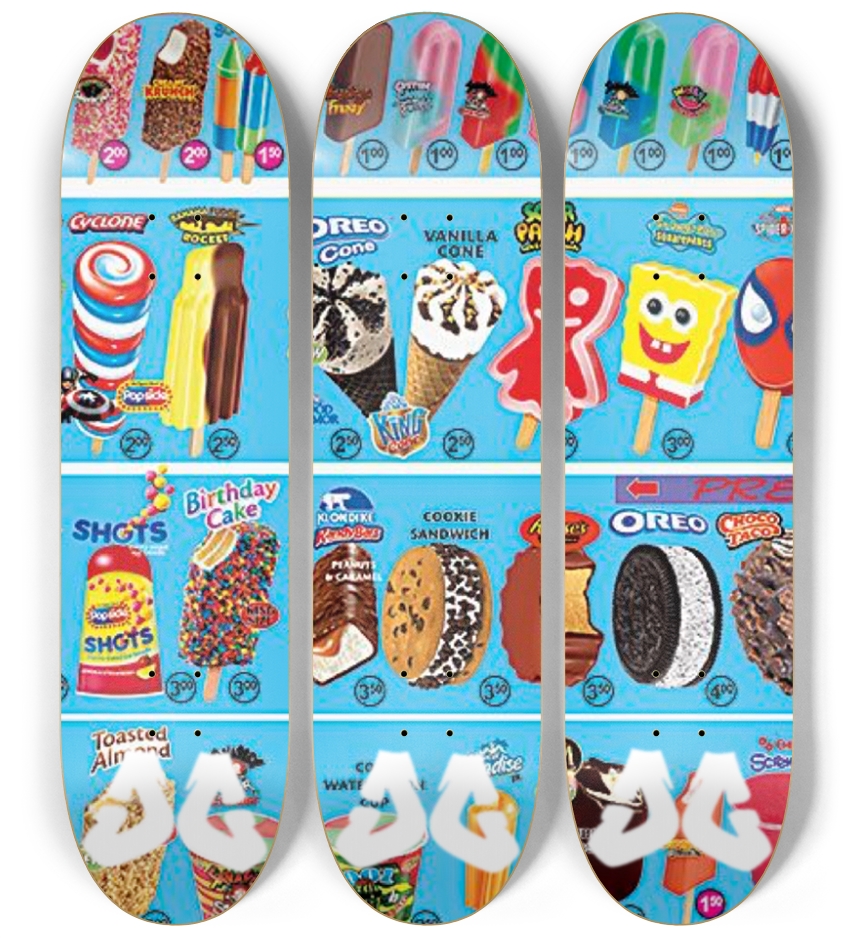 Ice Cream Truck Skateboard Series
