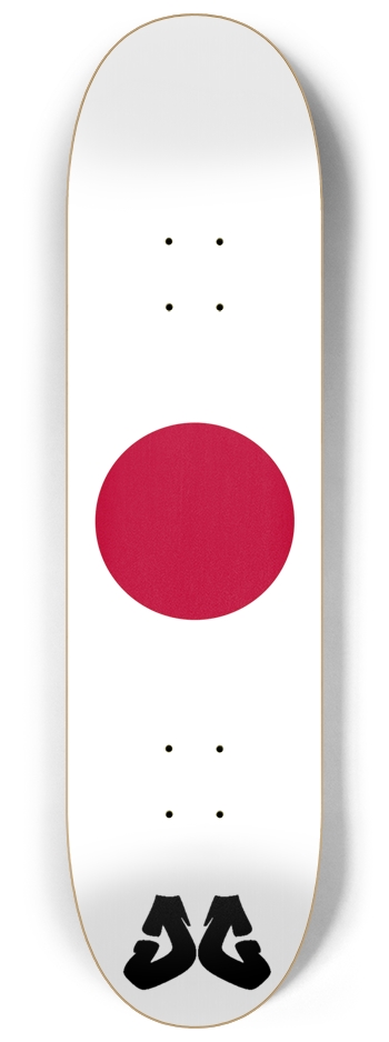 Japan flag Custom Skateboard