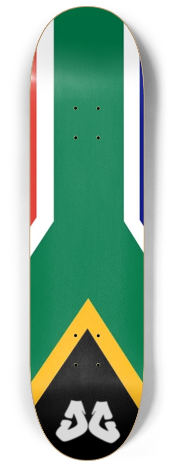 South Africa flag Custom Skateboard