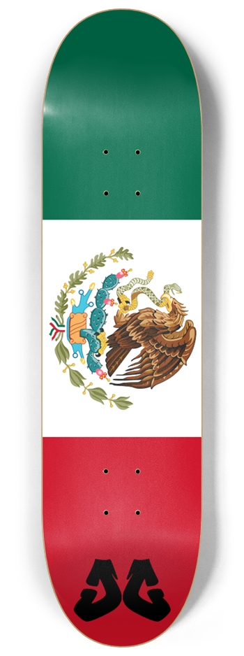 Mexico flag Custom Skateboard