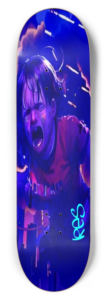 Thinking of u always  8-3/4 Inch Skateboard