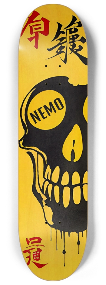 Japan Nemo Skull 01 Natural Bamboo