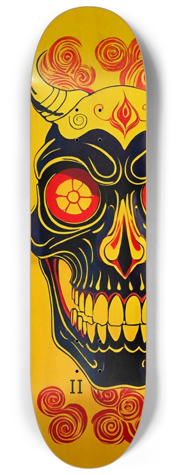 Japan Skull Ultimate 02 Custom Natural Bamboo