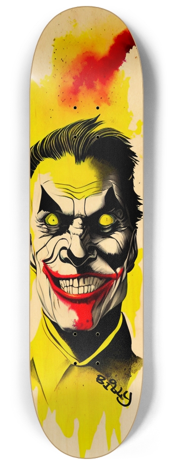 Joker Burn 02 Custom Airbrush Billy Signed