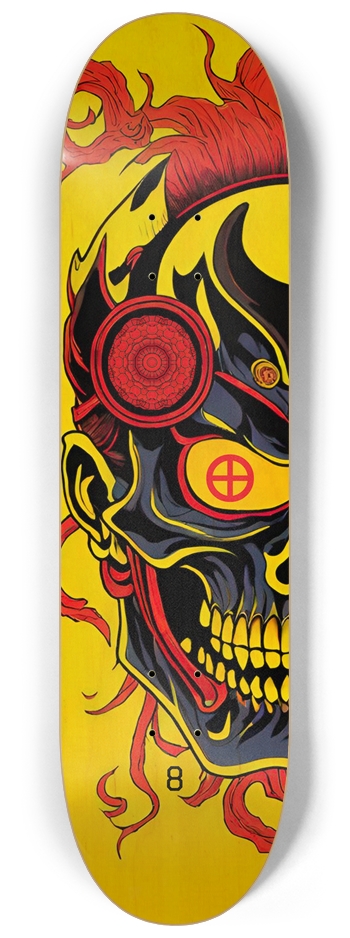 Japan Skull Ultimate 08 Custom Natural Bamboo