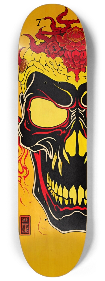 Japan Skull Ultimate 07 Custom Natural Bamboo