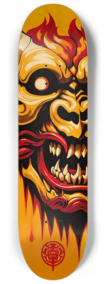 Japan Skull Ultimate 012 Custom Natural Bamboo