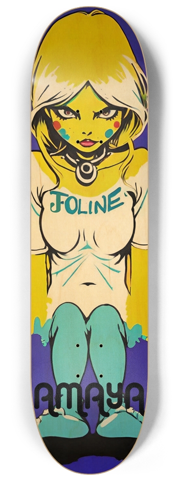AMAYA Joline Deck 01 Natural  8-1/4 Skateboard Deck