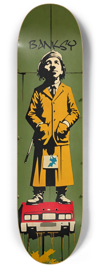 Banksy Run 06 Free Ukraine Graffiti Natural