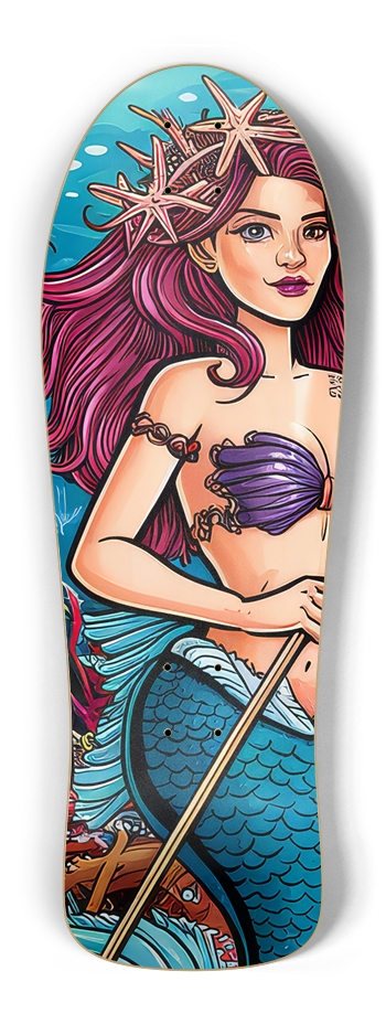 Mermaid Star Skateboard