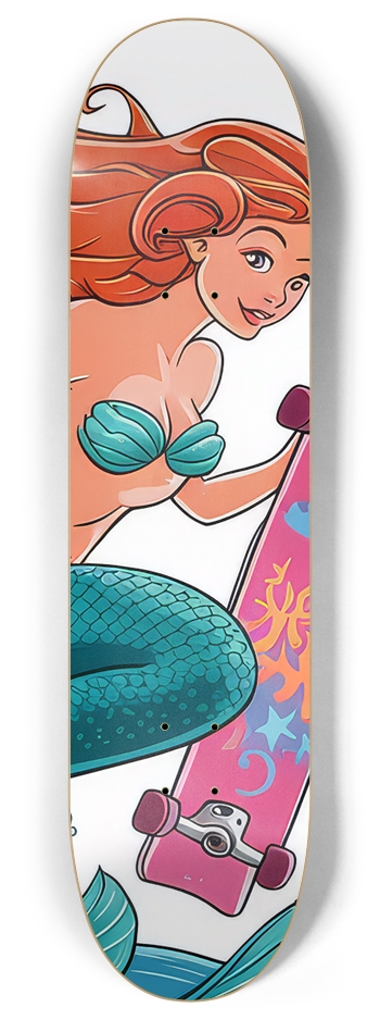 Skate Boarding Mermaid Skateboard