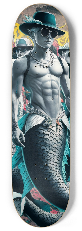Dope Merman Skateboard