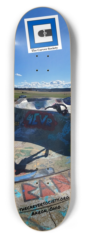 Akron Skatepark 8.5inX32in Popsicle Deck