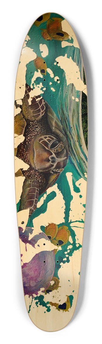 SeaTurtle in the Waves