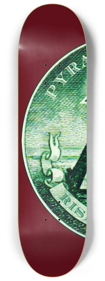 PYRAMID SKEME Skateboard Series #1 8-1/4 Skateboard Deck
