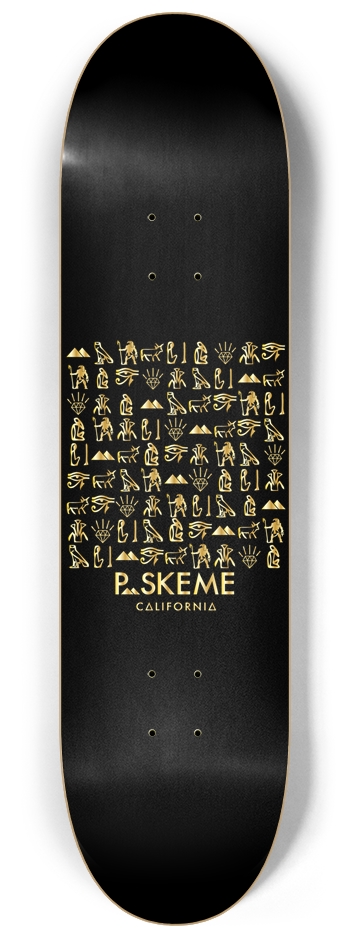 Midnight Hieroglyphs Skateboard