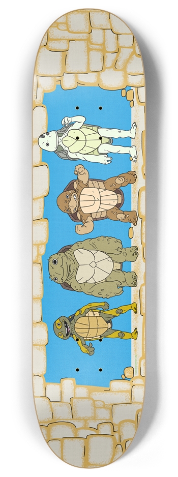 BABY BEDSHEET - BLUE 8 Inch Skateboard Deck