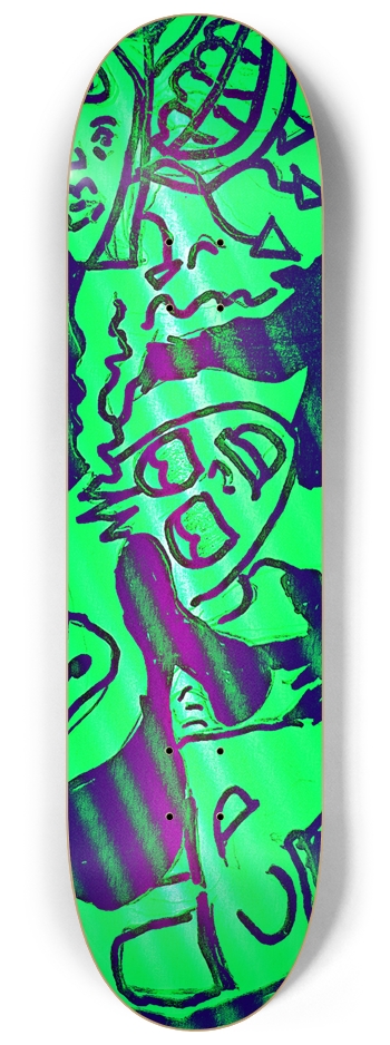 Food bank vibes 8-1/4 Skateboard Deck