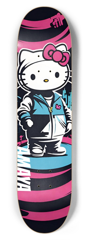 AMAYA Pink Kitty Graffiti 01Deck