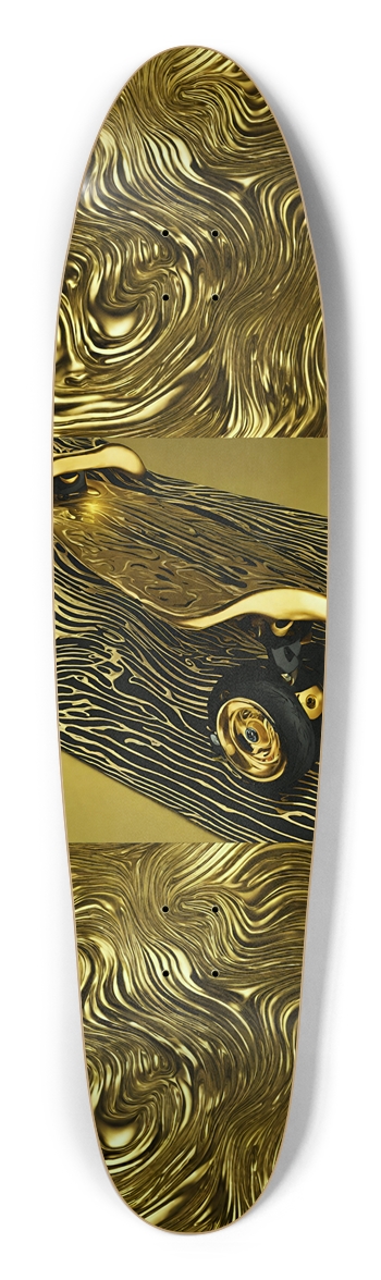 Golden Sk8 Deck Longboard 