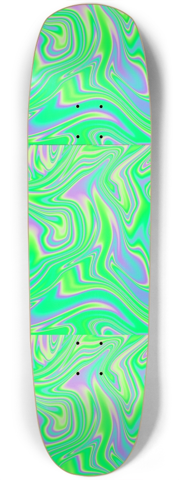 Green Trippy Sk8 Square Nose