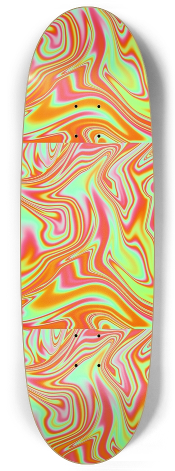Orange Trippy Sk8 Eggshell 
