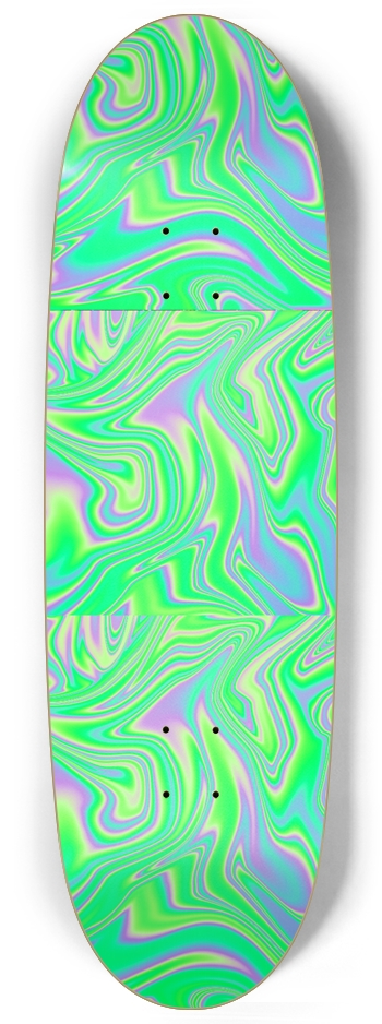 Green Trippy Sk8 Eggshell