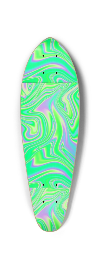 Green Trippy Sk8 Mini Cruiser 