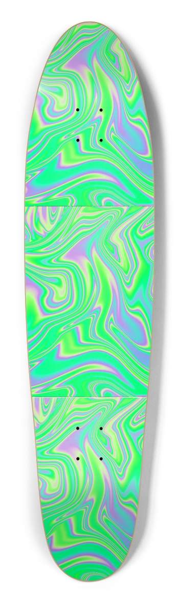Green Trippy Sk8 Longboard 