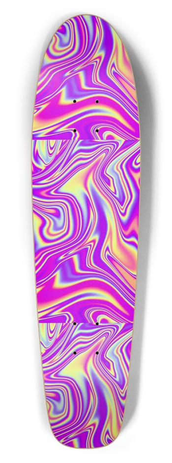 Purple Trippy Sk8 Bottle Tail 