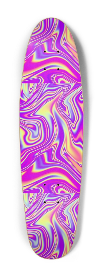 Purple Trippy Sk8 Cruiser Shape 