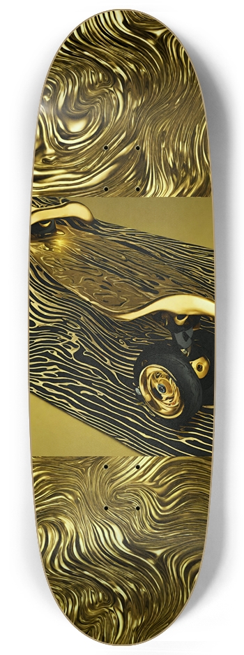 Golden Sk8 Deck Eggshell