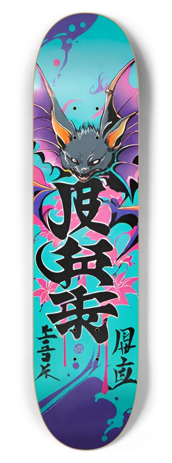 BATWISE BAMBOO Graffiti Derrick Deck 01