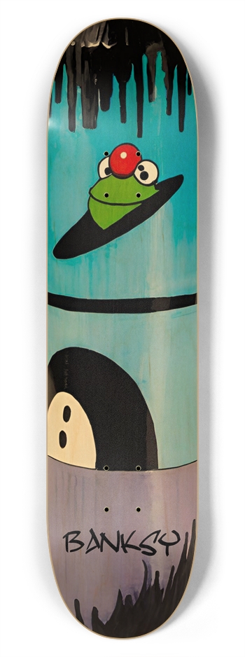Banksy Deck Graffiti Kermit 01