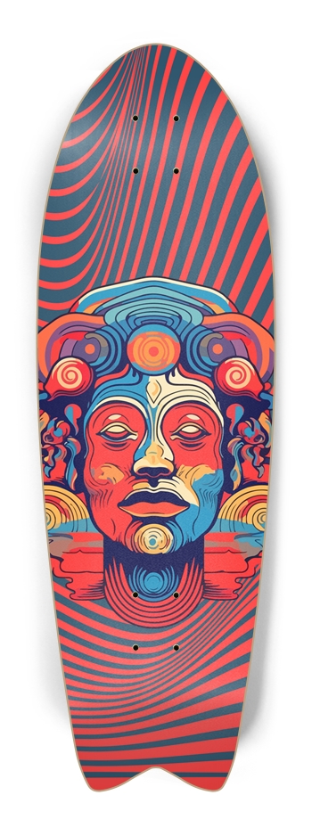 808 Custom Fishtail Skateboard Fish Tail