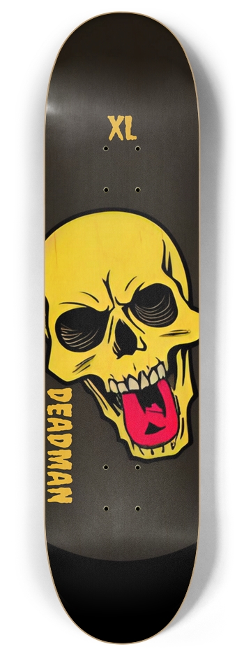 Deadman Skull Burn 01 XL Black Cap Deck